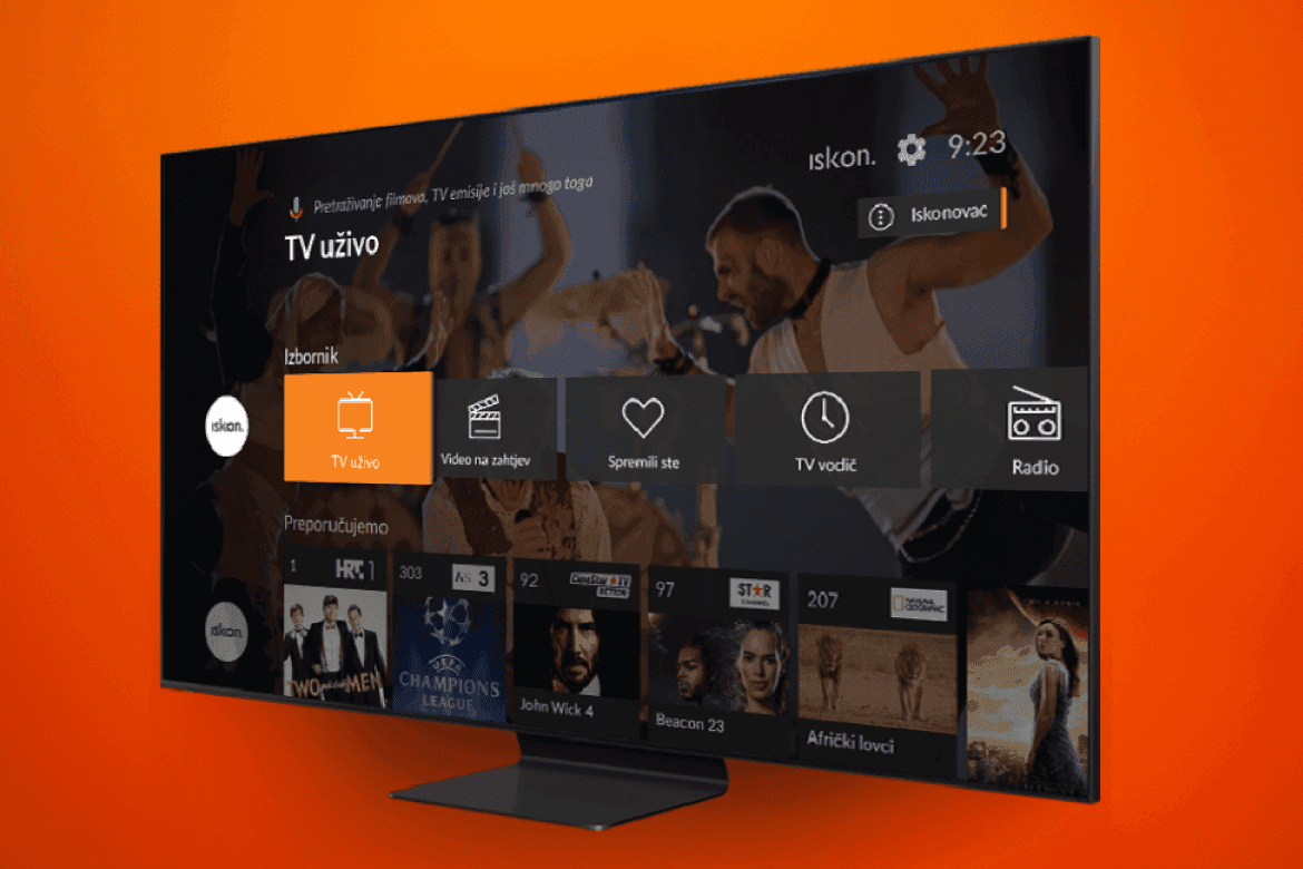 Iskon.Play TV na vašem televizoru