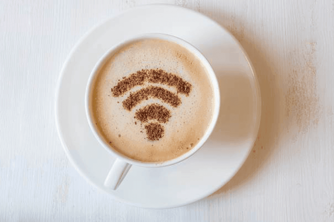 Wi-Fi signal u šalici kave
