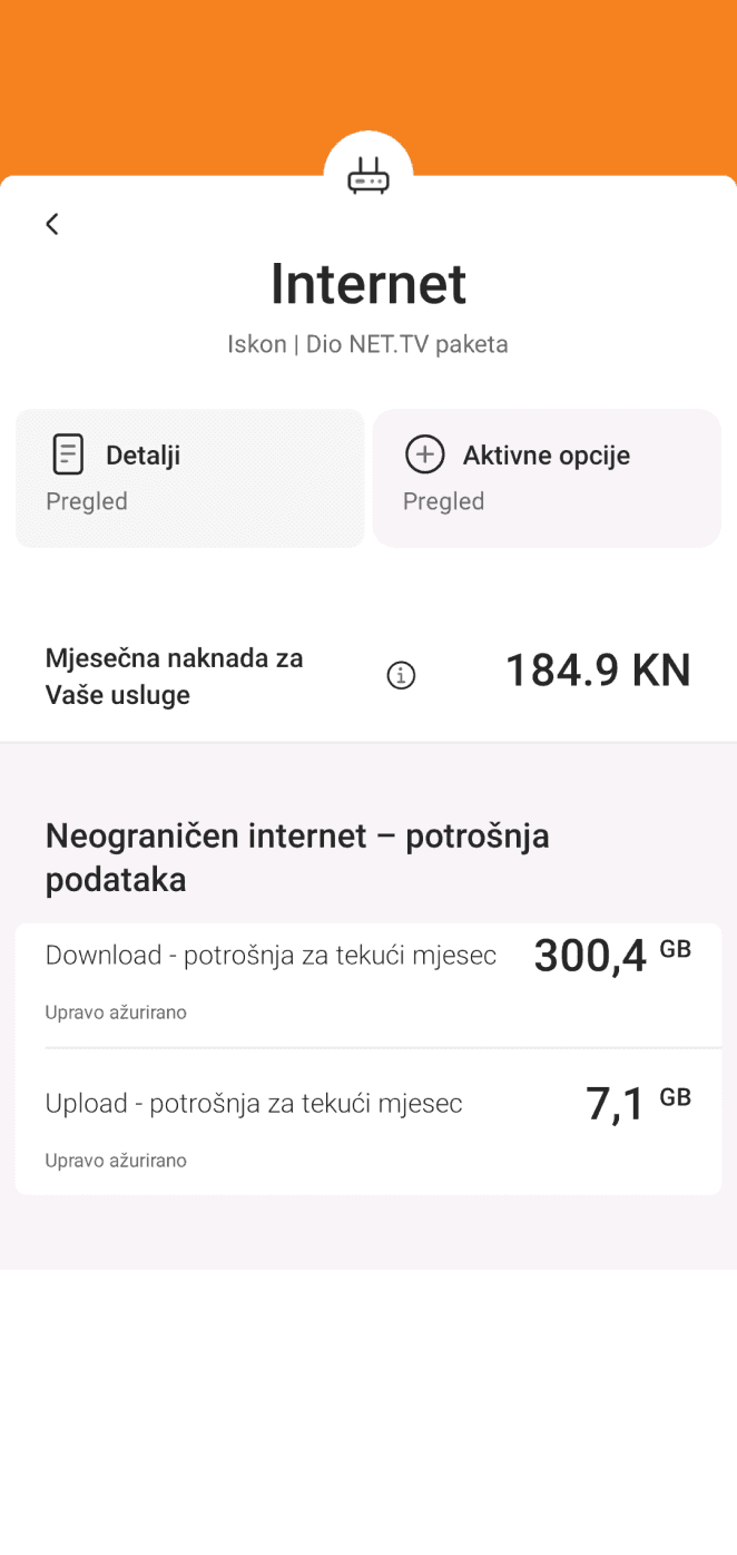 Moj Iskon App Screenshot 2