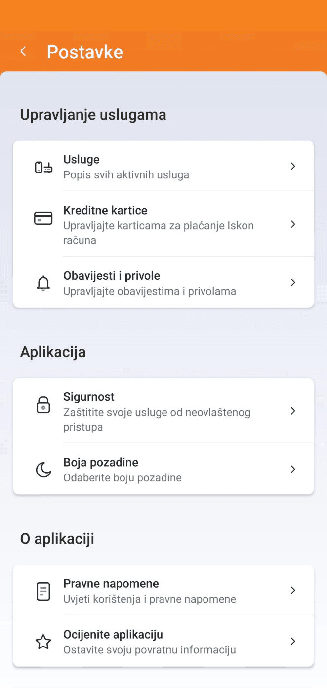 Moj Iskon App Screenshot 7