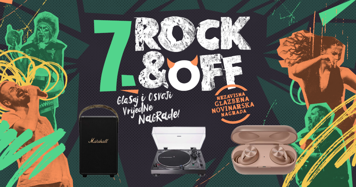7. Rrock&Off glazbene nagrade, zvučnik, gramofon, slušalice