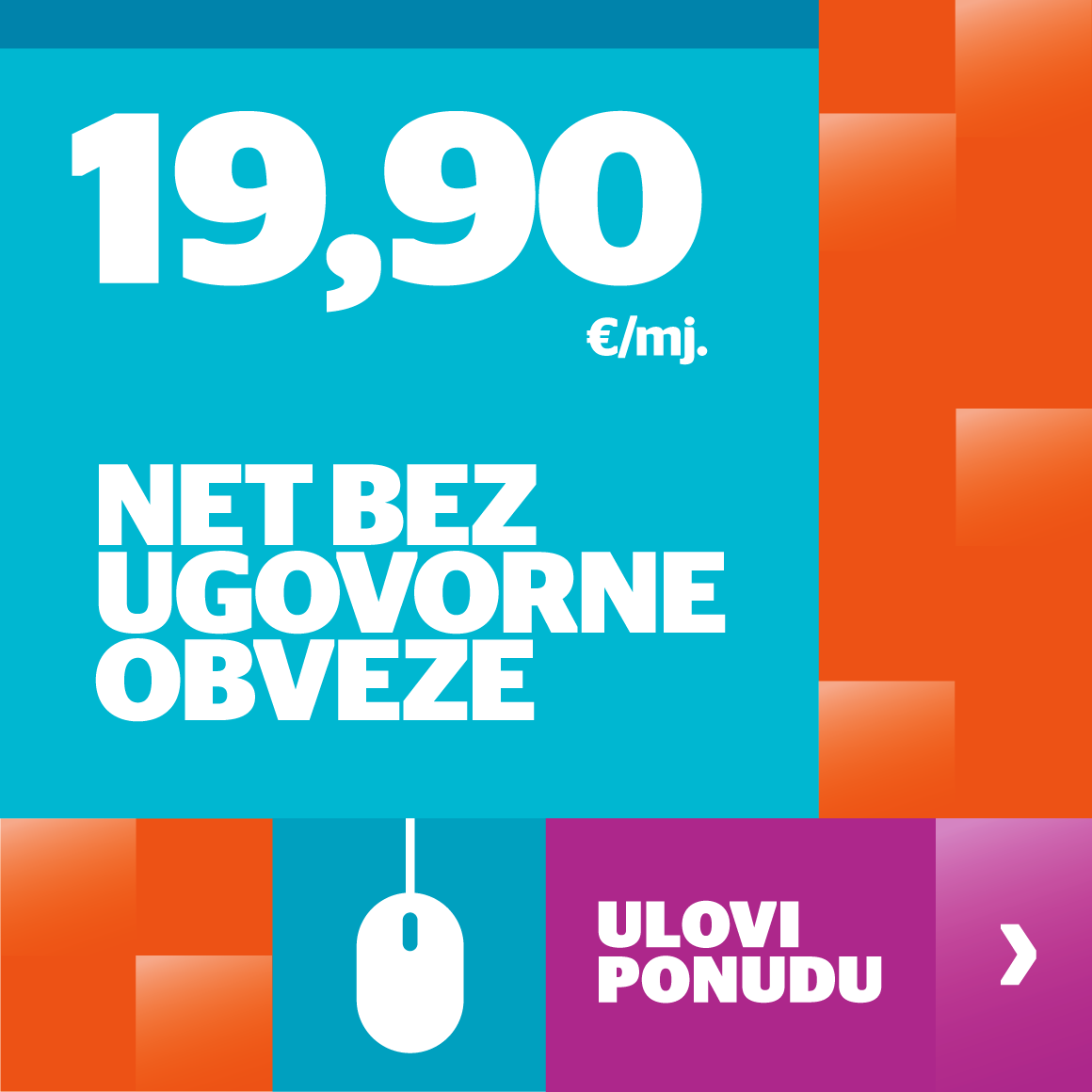 Solo net 19,90 bez ugovorne obveze.