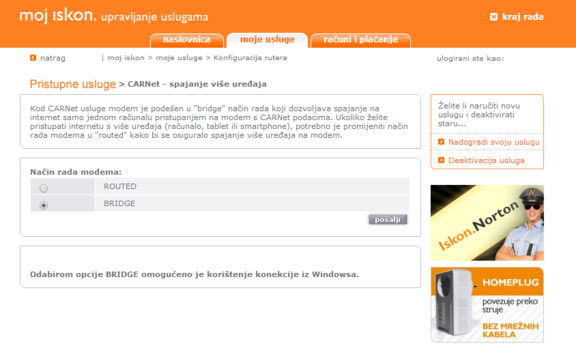 Carnet internet iskon